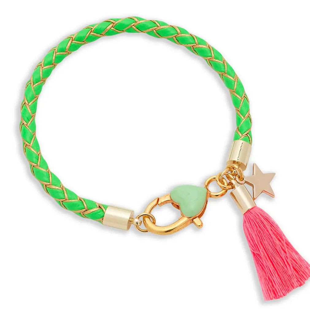 *NEW* Twist Charm Bracelet Green