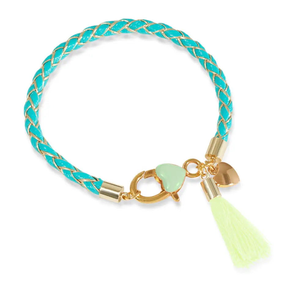 *NEW* Twist Charm Bracelet Turquoise