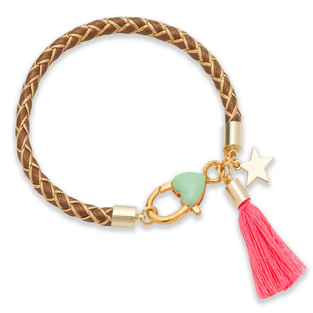 *NEW* Twist Charm Bracelet Brown