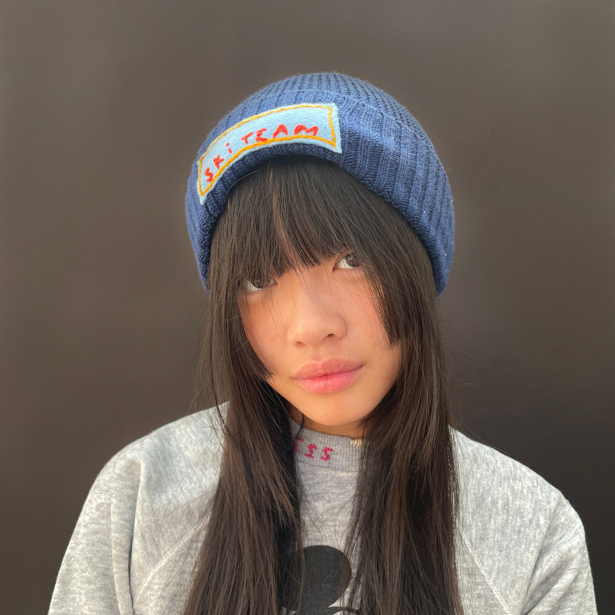 Useless Blue Ski Team Beanie