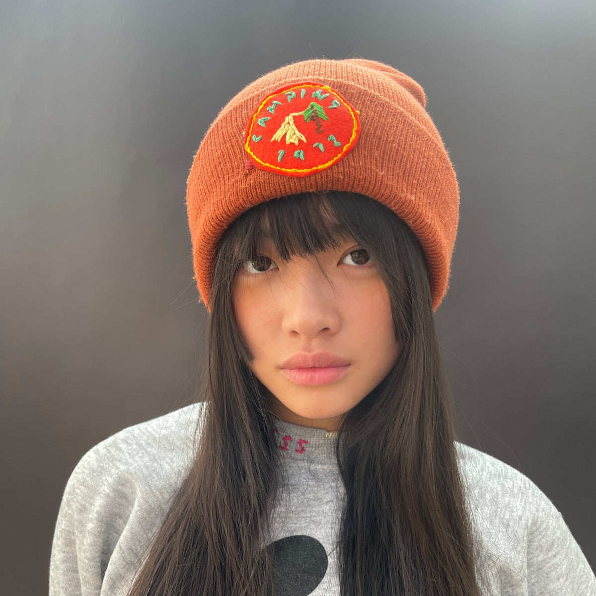 Useless Tan Camping Beanie