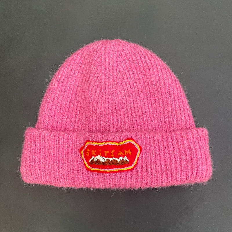 Useless Pink Ski Team Beanie
