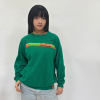 Useless Green Stripe Sweatshirt