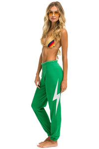Aviator Nation Bolt Sweatpants Kelly Green