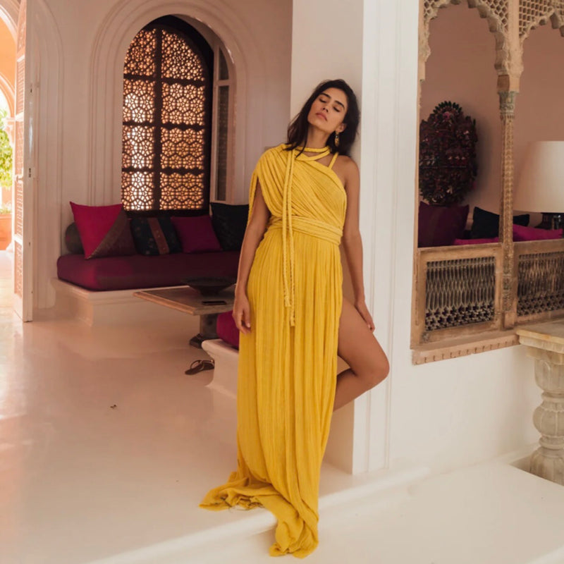 Kasia Kulenty Luna Gown Sol Yellow