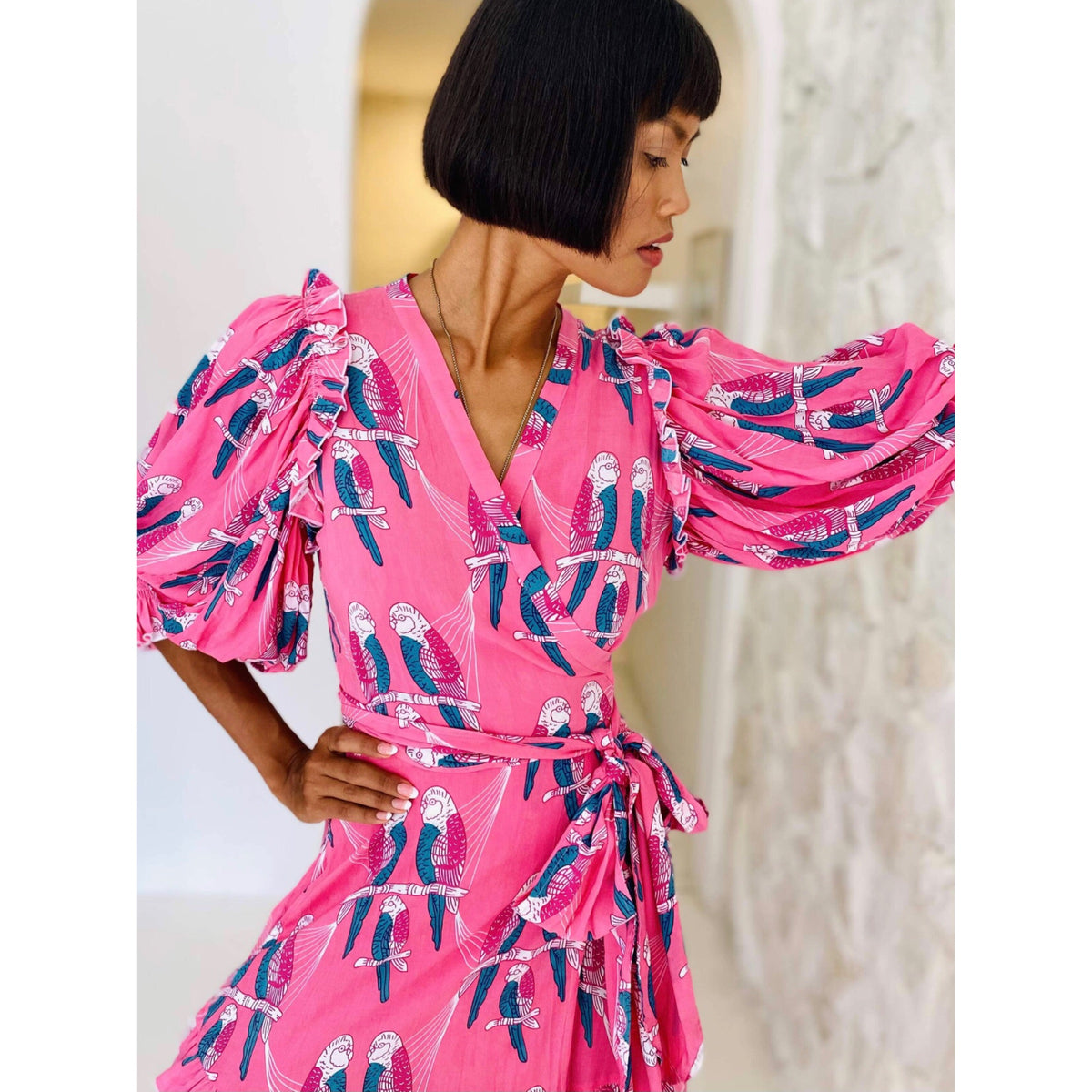 Feather & Find Eclectus Dress