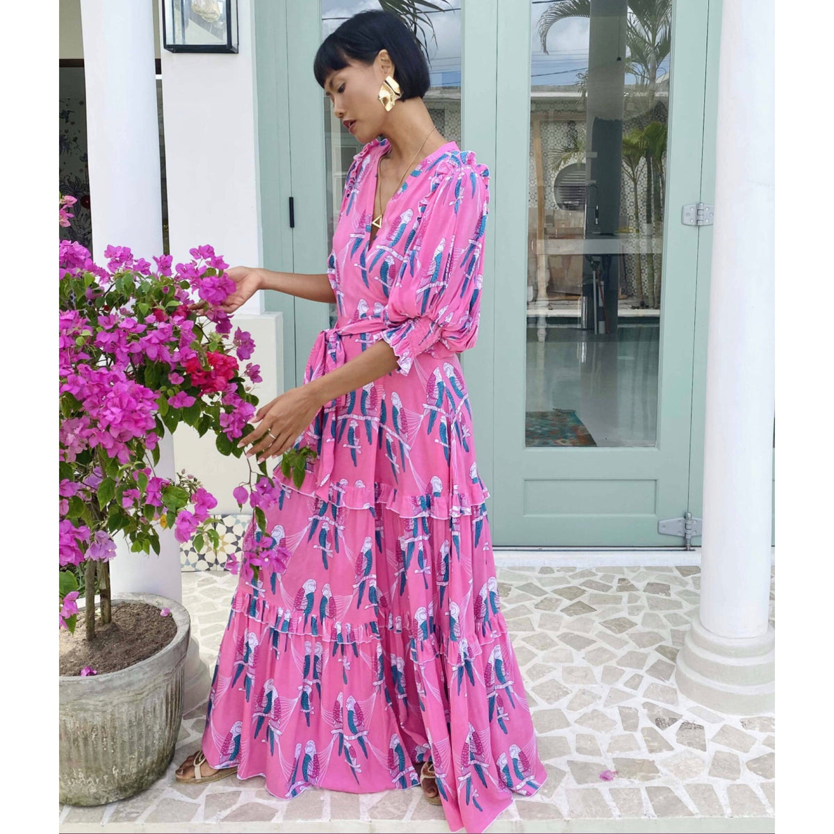 Feather & Find Eclectus Dress