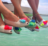 Blue espadrille