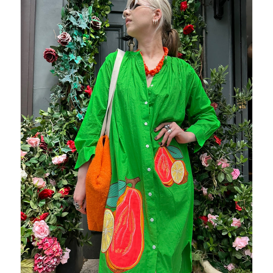 Anouk Green Papaya Dress