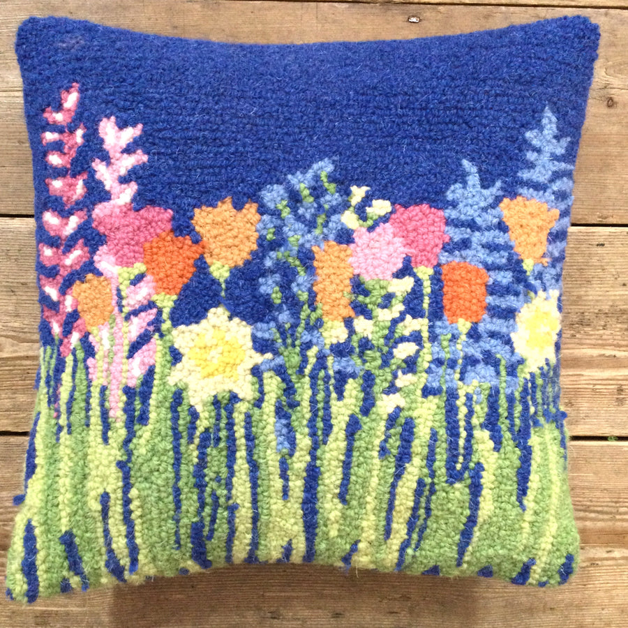 Cushion - Blue Flowers