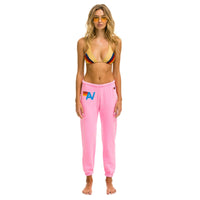 *RESTOCKED*Aviator Nation AV Sweatpants Neon Pink