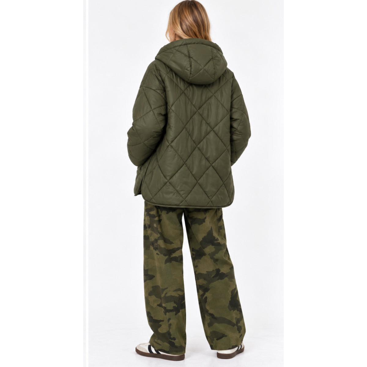 Baggy Drawstring Camouflage Pants