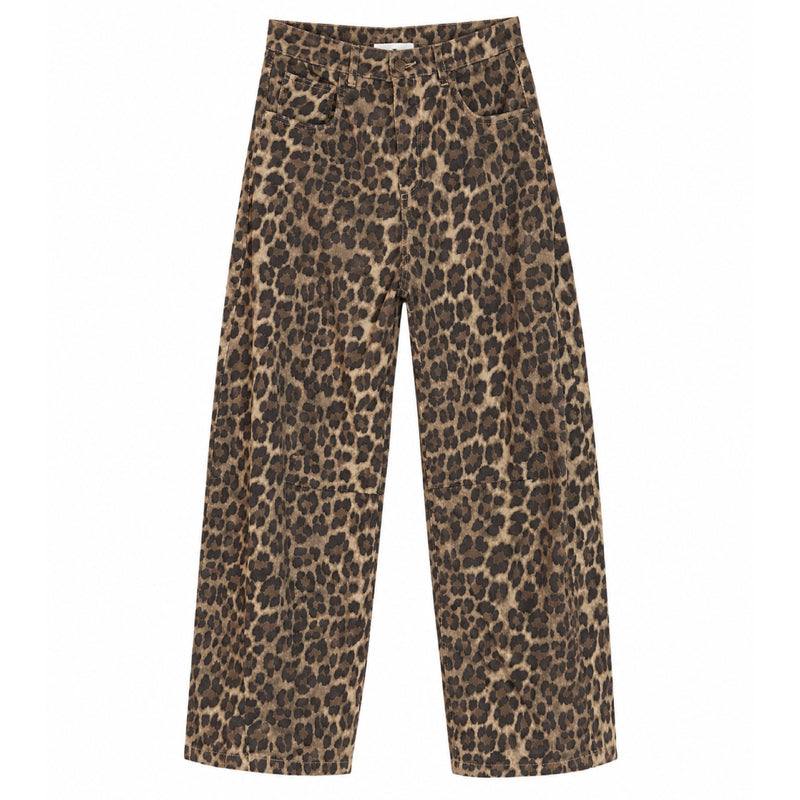 Leopard Print Needlecord Barrels