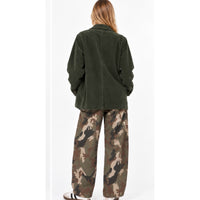 Camouflage Barrel Jean