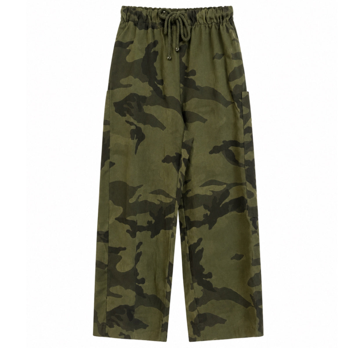 Baggy Drawstring Camouflage Pants