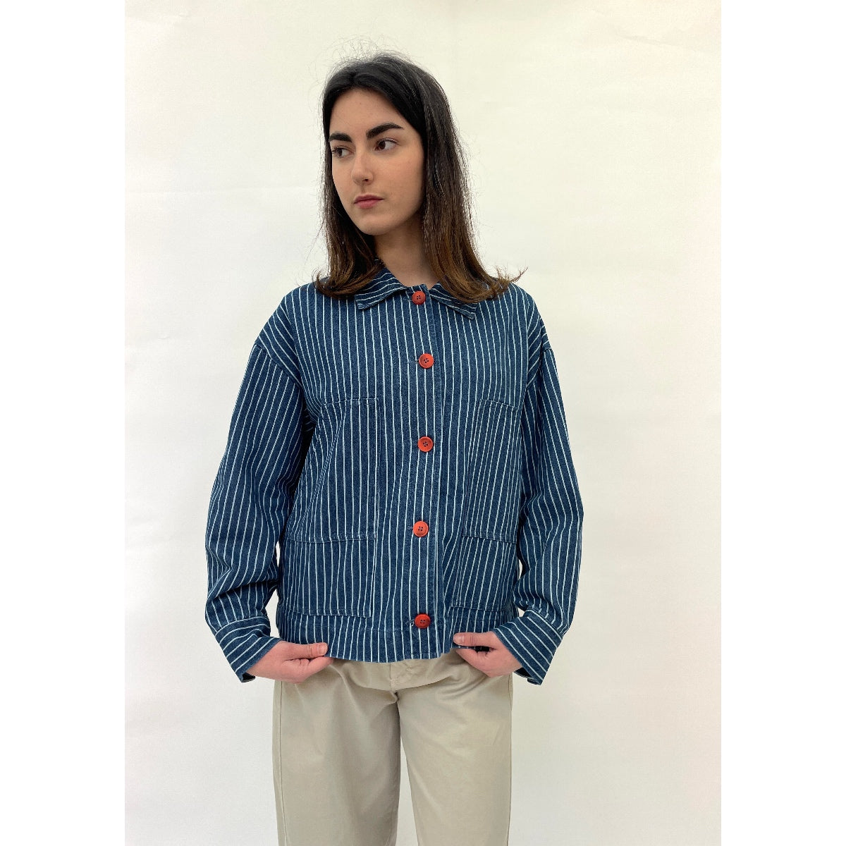Stripe Workwear Jacket