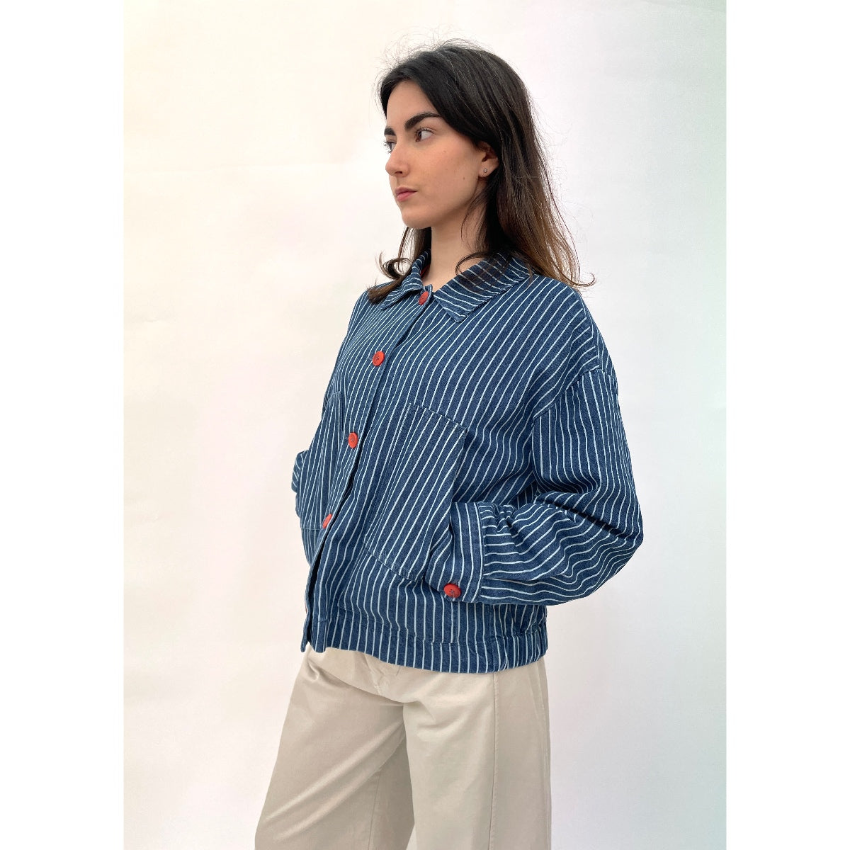 Stripe Workwear Jacket