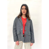 Stripe Boxy Jacket