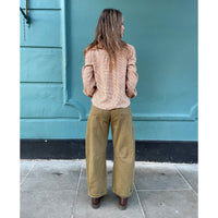 Khaki Barrel Jean