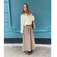 Light Yellow Ruffle Shirt