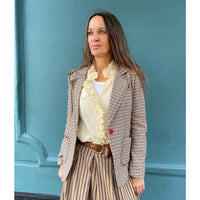 Light Yellow Ruffle Shirt