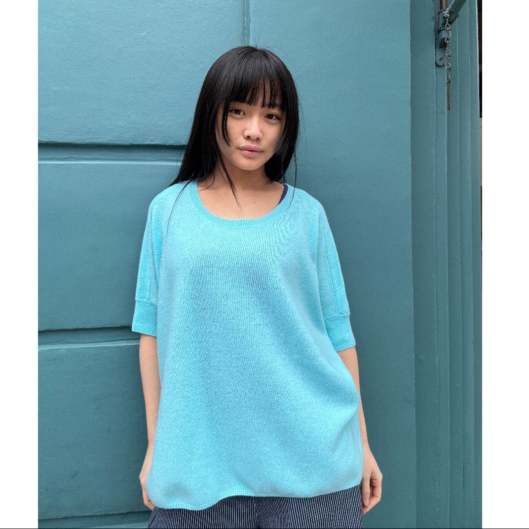 *NEW* Cashmere Joyce Aqua Neon Jumper