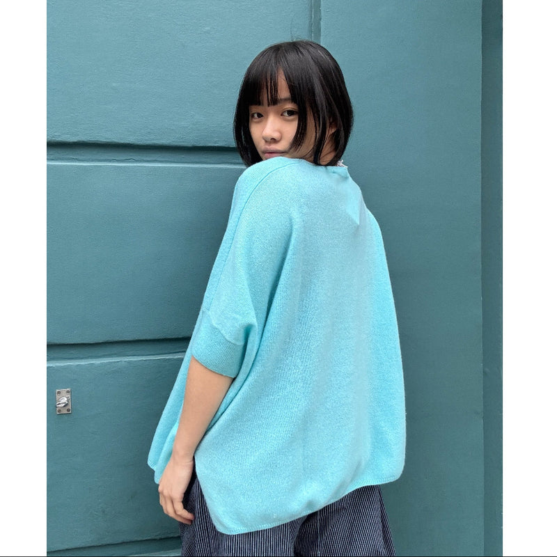 *NEW* Cashmere Joyce Aqua Neon Jumper