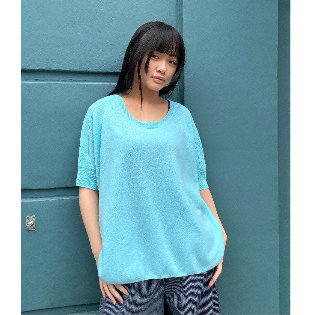 *NEW* Cashmere Joyce Aqua Neon Jumper