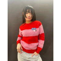 Useless Patti Pink/Red Stripe Jumper
