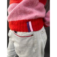 Useless Patti Pink/Red Stripe Jumper