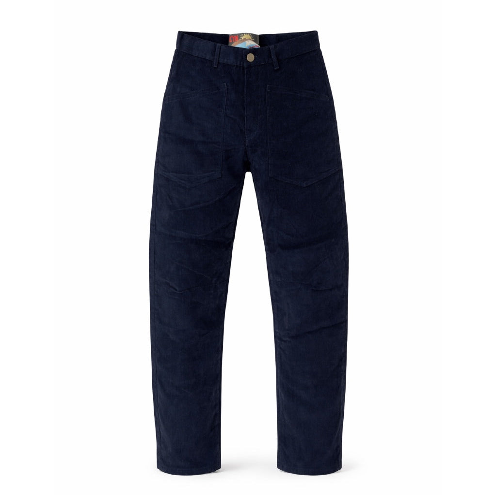 *NEW COLOUR* Cord Barrel Pant Navy