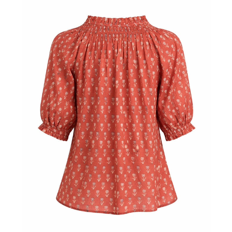 *LANDED* Ari Short Sleeve Top Rust