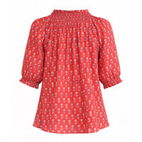 *LANDED* Ari Short Sleeve Top Red