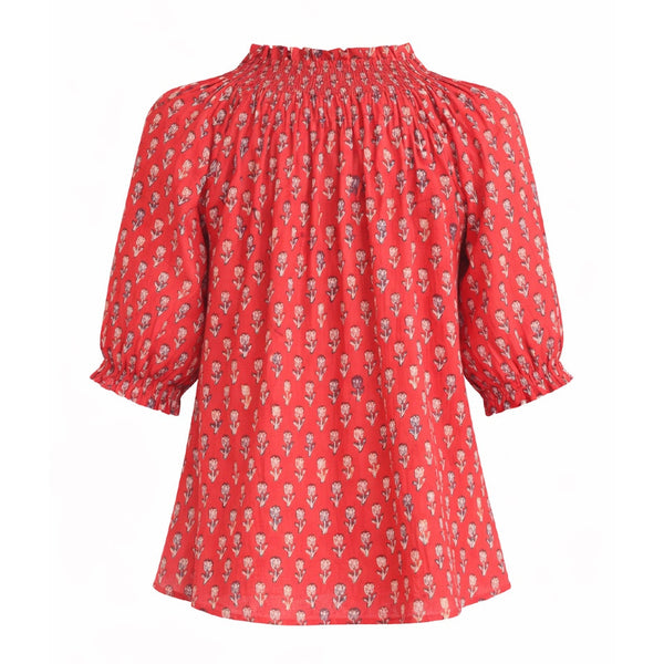 *LANDED* Ari Short Sleeve Top Red