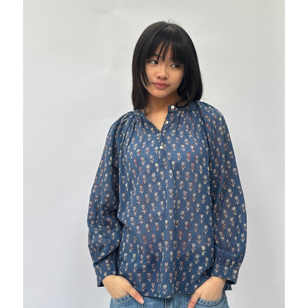 *LANDED* Ari Long Sleeve Indigo