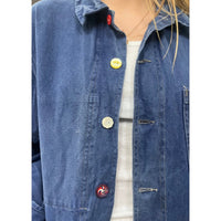 *NEW* Useless Upcycled Blue Work Wear Jacket