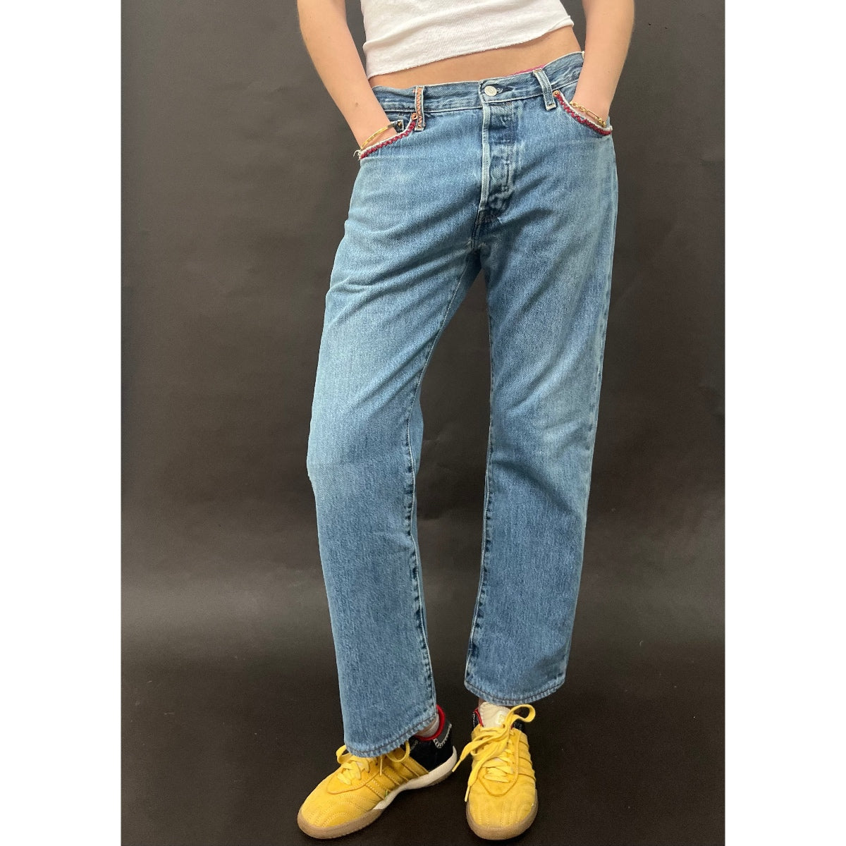 *NEW* Useless Levi's with Zig Zag Stitching