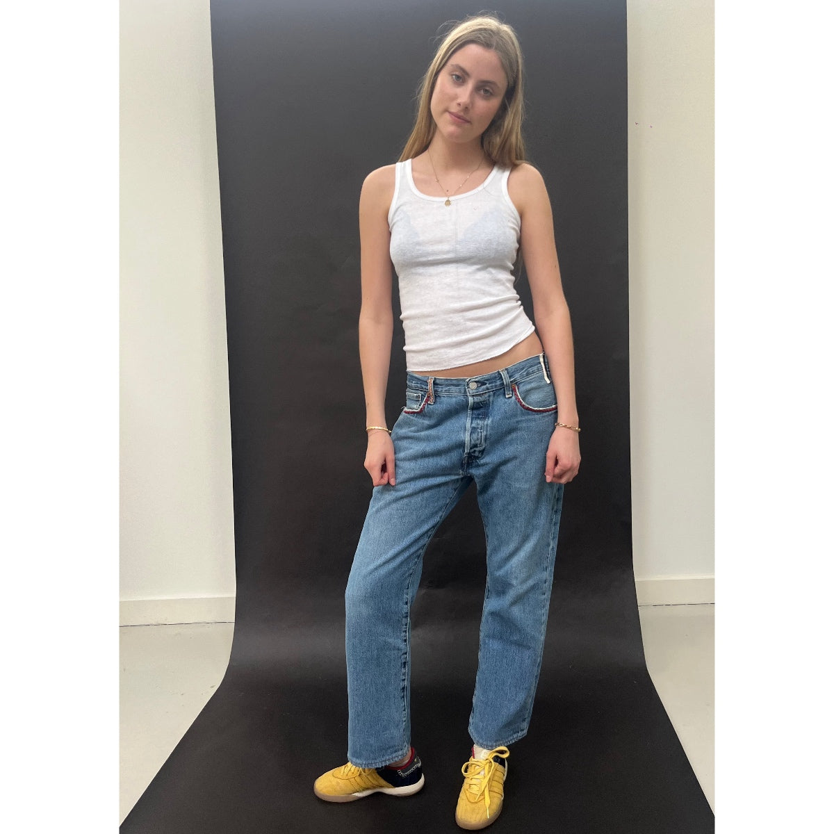 *NEW* Useless Levi's with Zig Zag Stitching