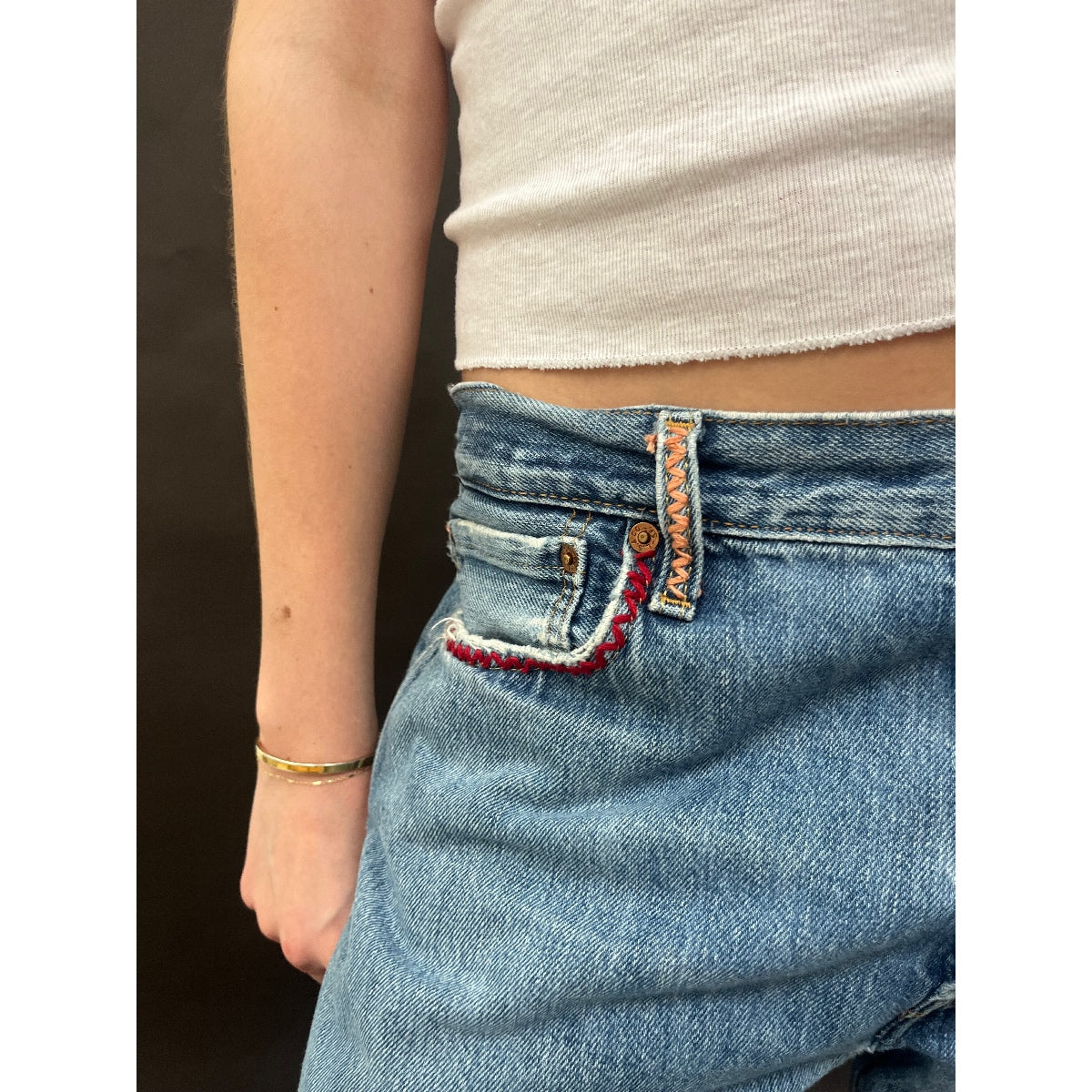 *NEW* Useless Levi's with Zig Zag Stitching
