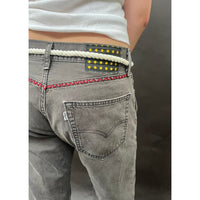 *NEW* Useless Levi's Zig Zag Stitching Washed Black