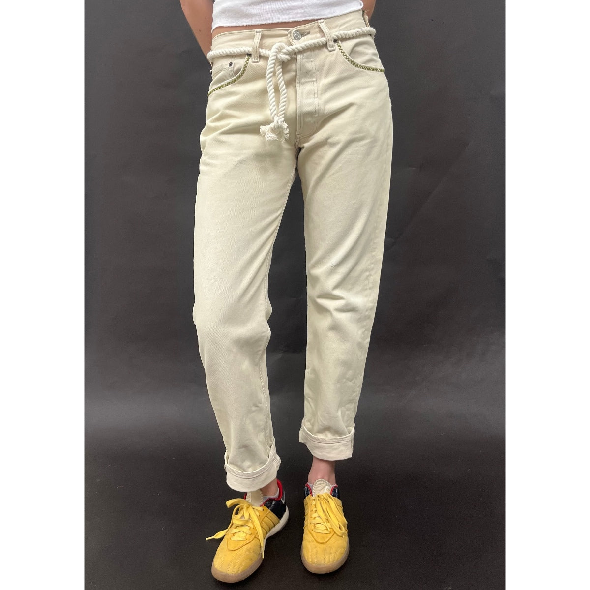 *NEW* Useless Levi's Zig Zag Stitching Pale Denim
