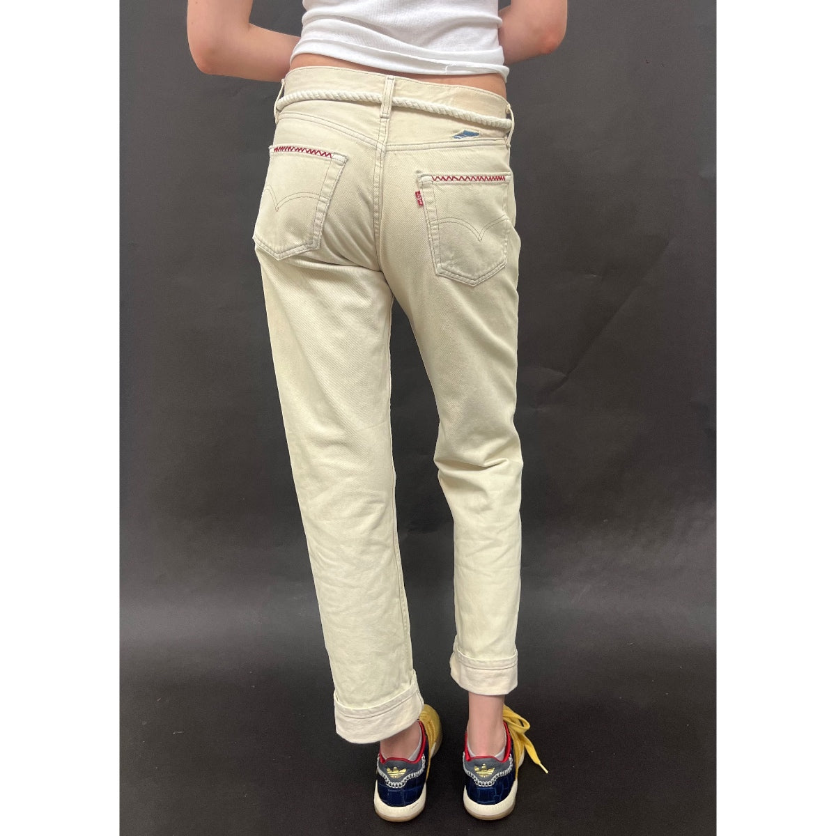 *NEW* Useless Levi's Zig Zag Stitching Pale Denim