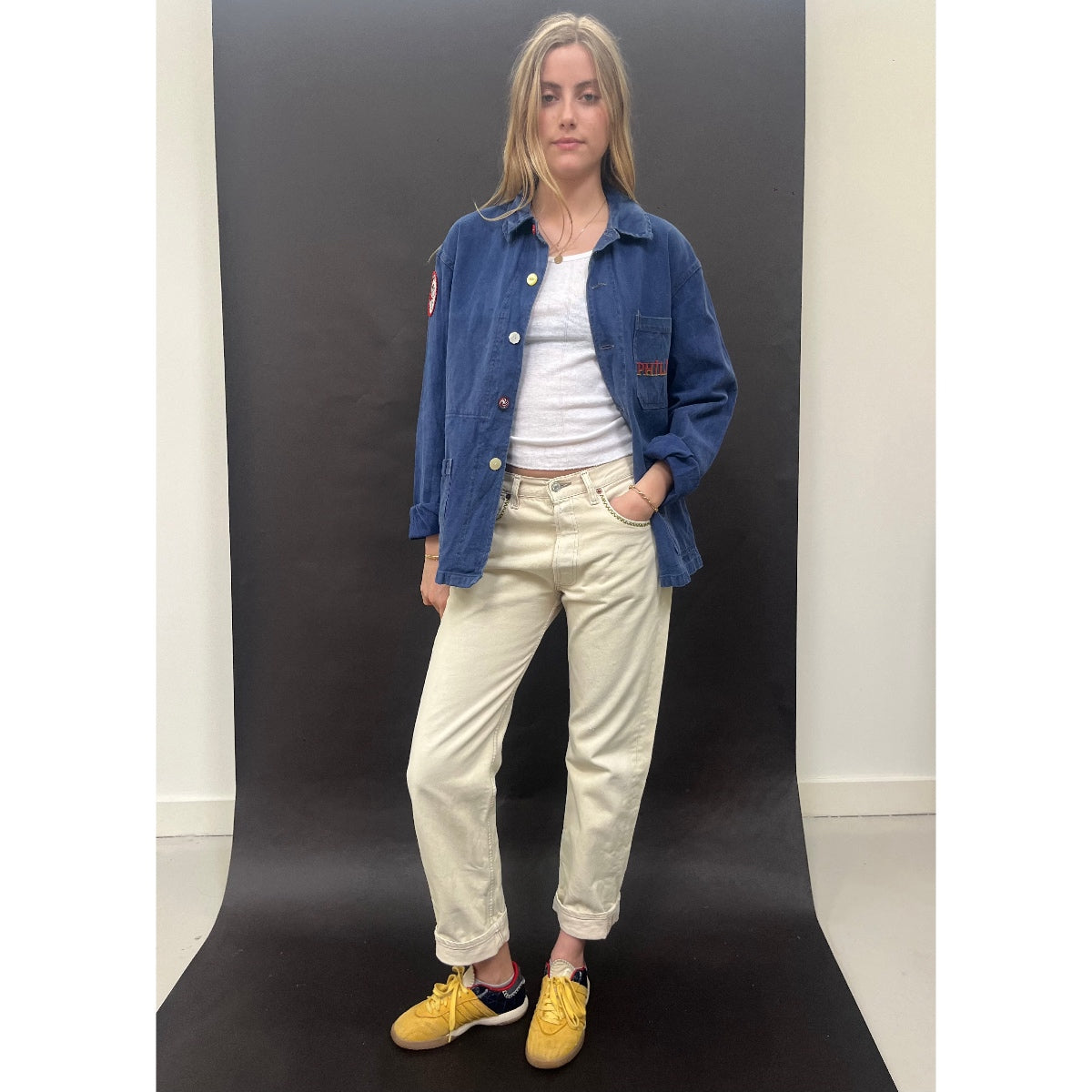 *NEW* Useless Levi's Zig Zag Stitching Pale Denim