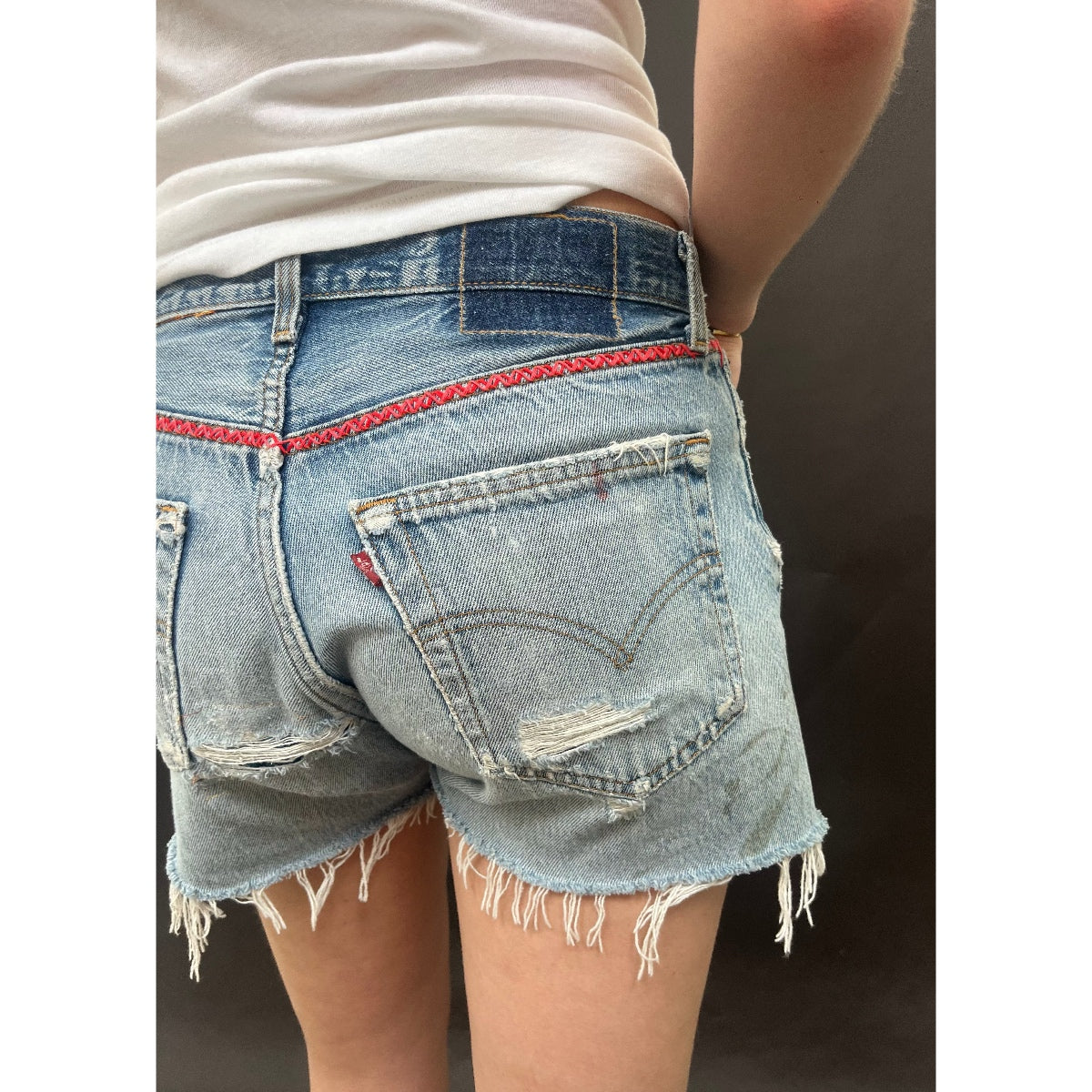*NEW* Useless Double Zig Zag Levi's Cut Offs
