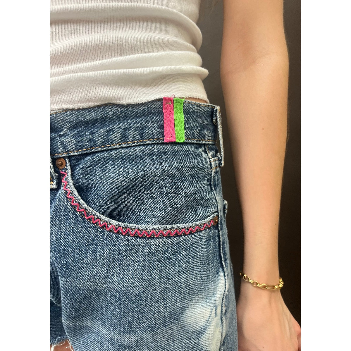 *NEW* Useless Zig Zag Levi's Cut Offs