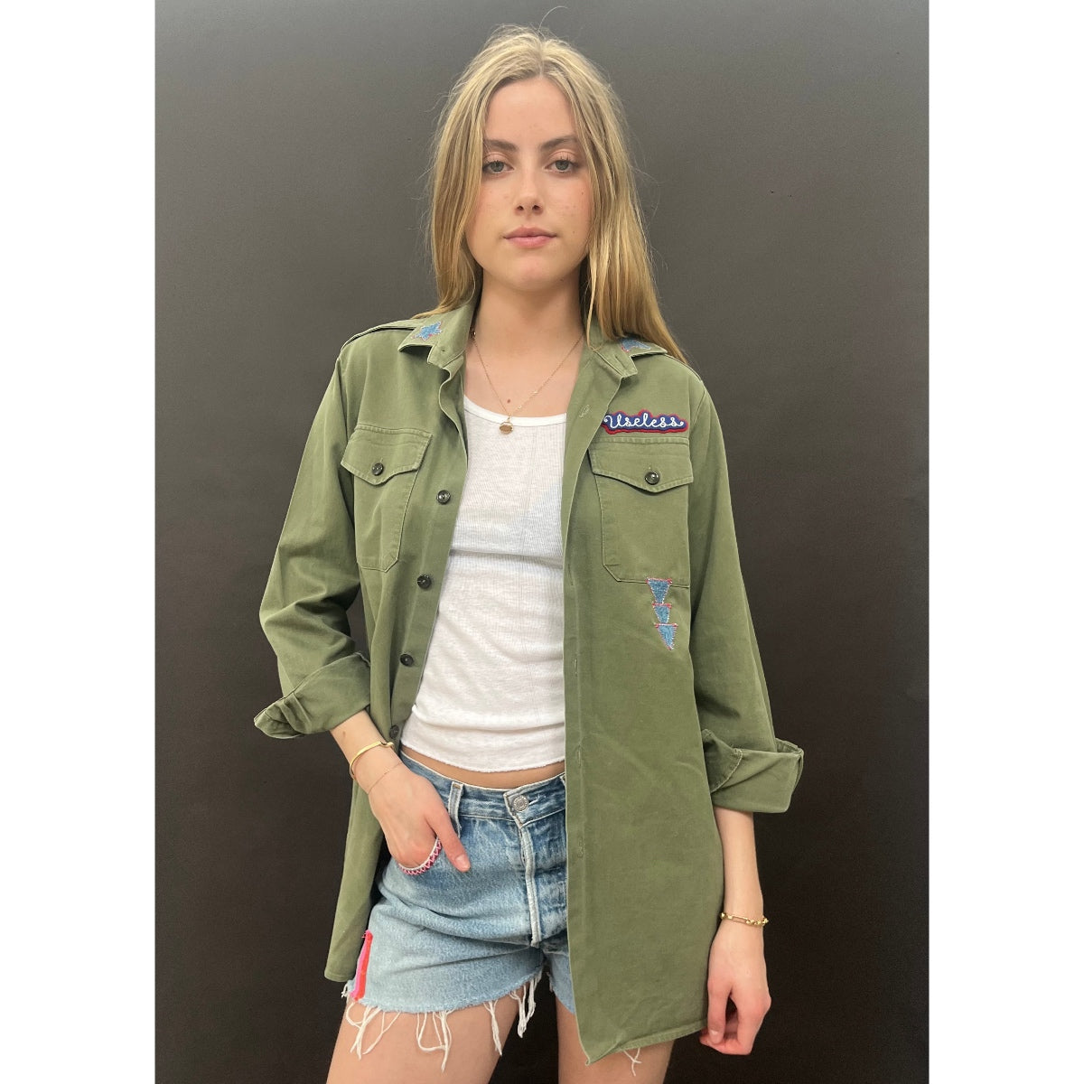 *NEW* Useless Army Shirt With Patches