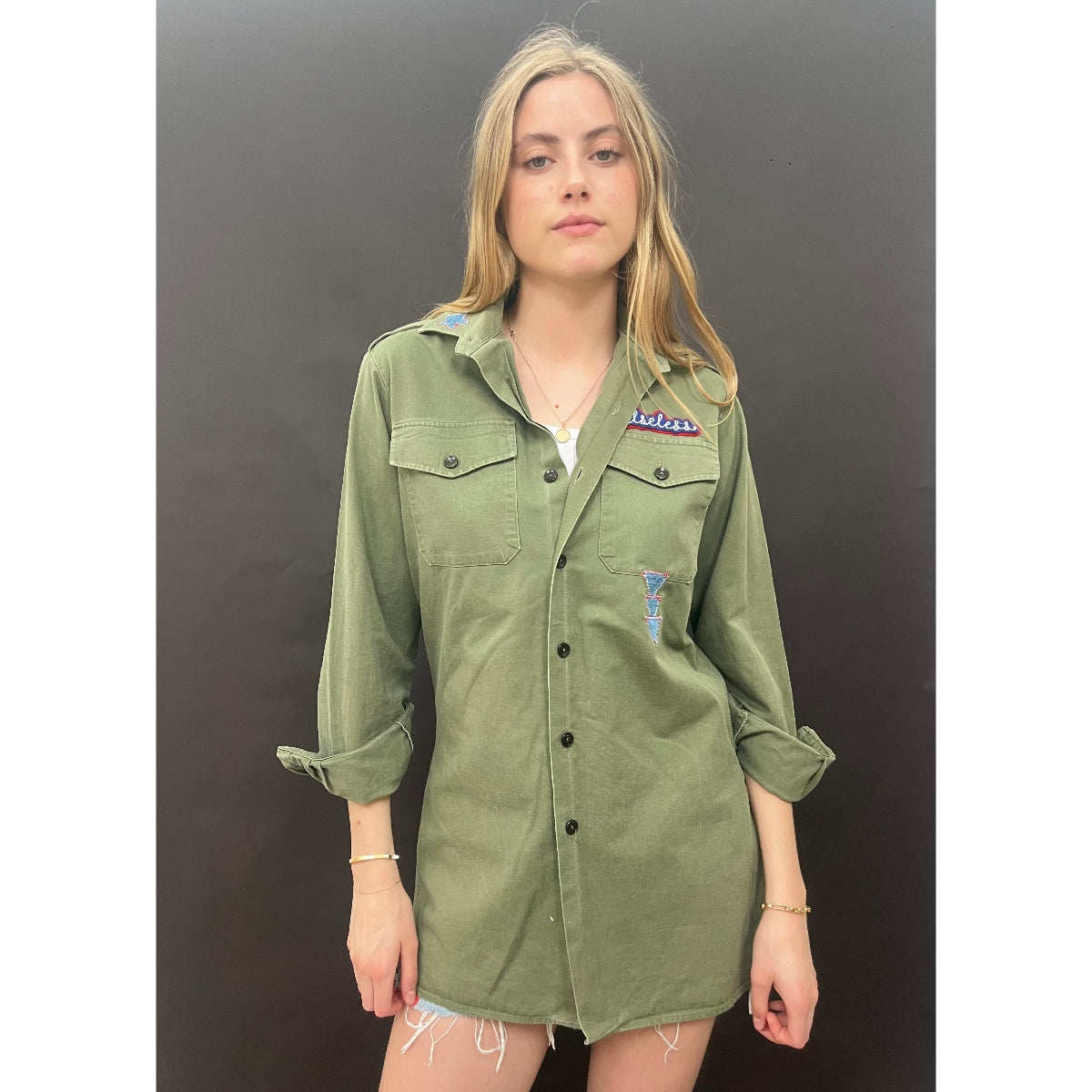 *NEW* Useless Army Shirt With Patches