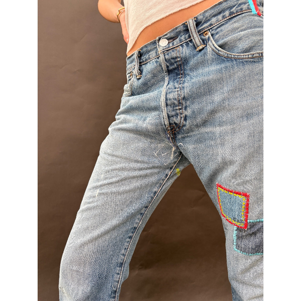 *NEW* Useless Patched Levi 501s