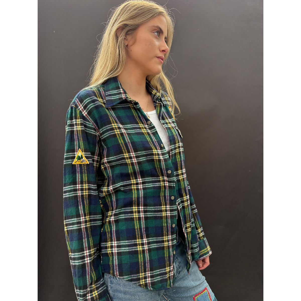 Useless Green Plaid Shirt