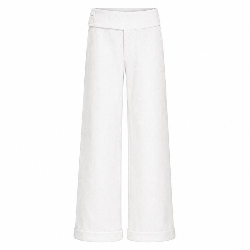 *NEW* Low Rise Trousers White
